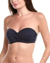 Sea Level Australia Essentials Twist Front Bandeau Bikini Top