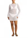 Sea Level Australia Surf Mesh Cover Up In White In White