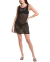 Sea Level Australia Surf Mesh Sleeveless Cover-up In Black
