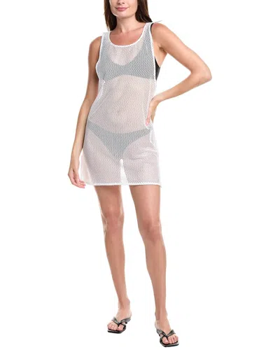 Sea Level Australia Surf Mesh Sleeveless Cover-up In White