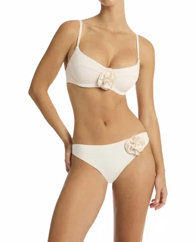 Sea Level Australia Women's Casa Del Mar Balconette Bikini Top In Coconut In White