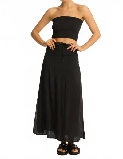 Sea Level Australia Women's Sunset Bandeau Top In Black