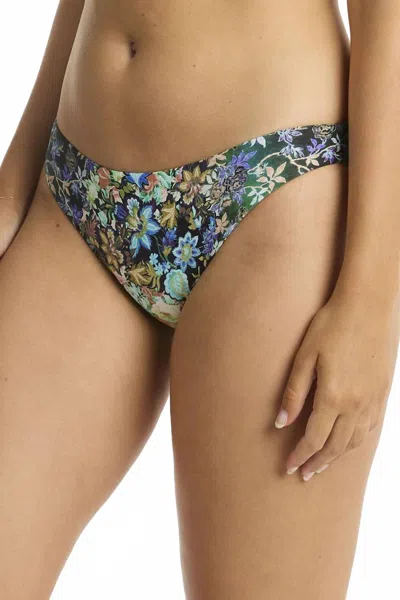Sea Level Australia Women's Wildflower Regular Cheeky Bikini Bottom In Sea In Multi