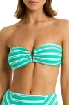 Sea Level Biarritz V-bar Bikini Top In Evergreen