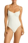 Sea Level Caracus Balconette Underwire One-piece Swimsuit In Coconut
