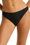Sea Level Caracus Bikini Bottoms In Black