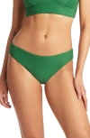 Sea Level Classic Bikini Bottoms In Green