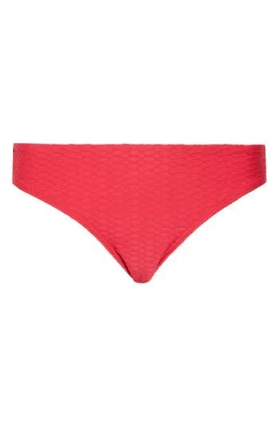 Sea Level Classic Bikini Bottoms In Red