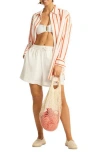 Sea Level Corfu Stripe Cover-up Shirt