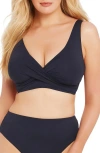 SEA LEVEL SEA LEVEL CROSS FRONT BRA SWIM TOP