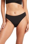 Sea Level High Leg Bikini Bottoms In Black