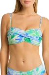 Sea Level Key Largo Twist Bandeau Bikini Top