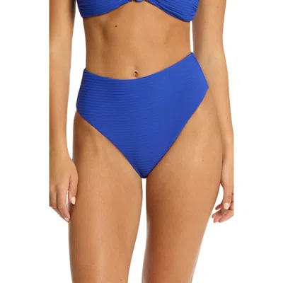 Sea Level Retro High Waist Bikini Bottoms