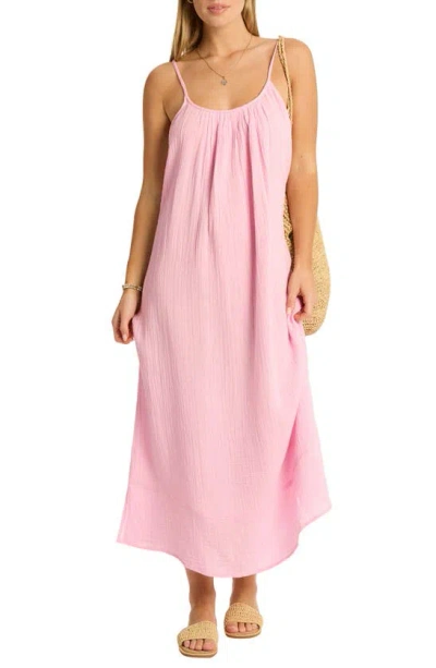 Sea Level Sunset Cotton Cover-up Sundress