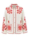 Sea Liliana Applique-floral Jacket In White