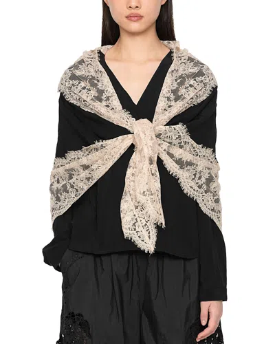 Sea Lisette Blouse With Scarf In Black