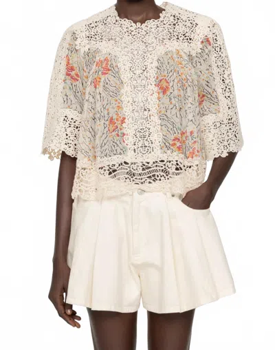 Sea Luisa Top In Natural In White