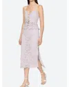 Sea Lyla Soutache Midi Skirt In Lilac In Purple