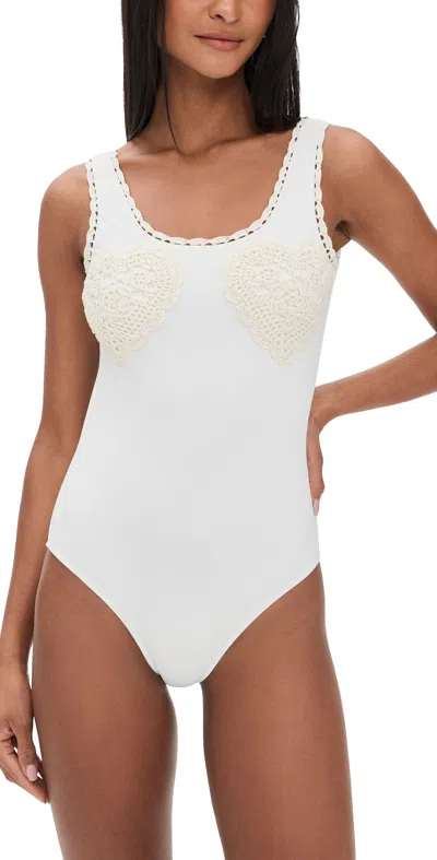 Sea Madelyn Crochet One Piece White