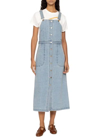 Sea Marion Midi Dress In Blue