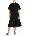 Sea Marja Shirt Dress In Black