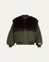 Sea Marta Bomber Jacket In Multi