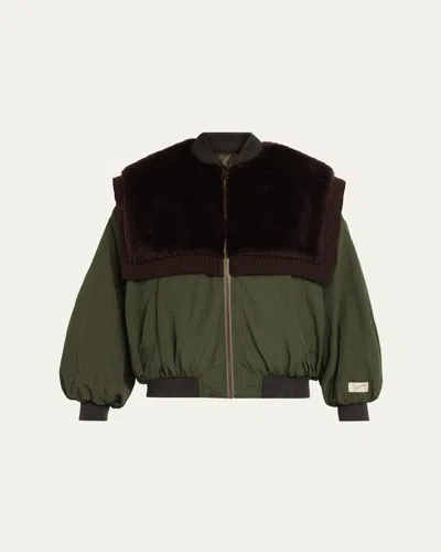 Sea Marta Bomber Jacket In Army