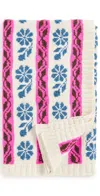Sea Mavis Knit Throw Multi In Multi