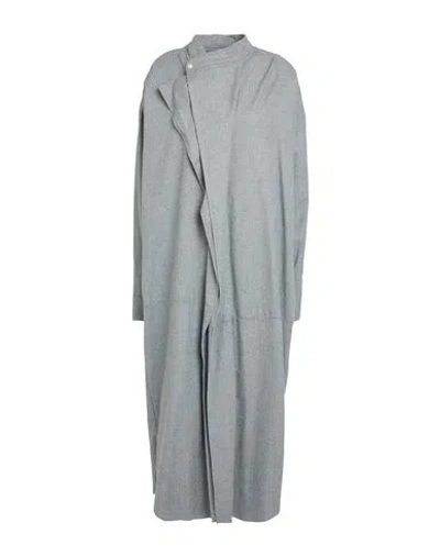 Sea Me Happy Woman Maxi Dress Grey Size Onesize Viscose, Polyester, Wool, Elastane In Gray