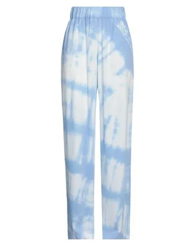Sea Me Happy Woman Pants Light Blue Size 1 Viscose