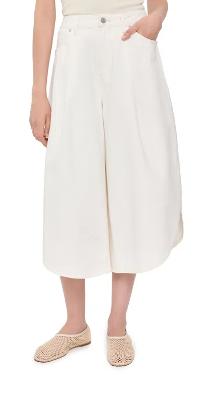 Sea Milene Denim Culottes White
