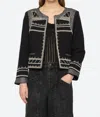 Sea Mille Jacket In Black In Black