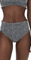 Sea Neci Gingham Bikini Bottoms Multi In Black