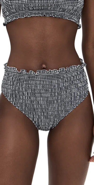 Sea Neci Gingham Bikini Bottoms Multi