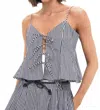 Sea Neci Gingham Camisole In Multi In Blue