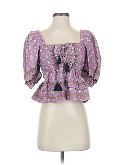 Pre-owned Sea New York 3/4 Sleeve Blouse In Purple