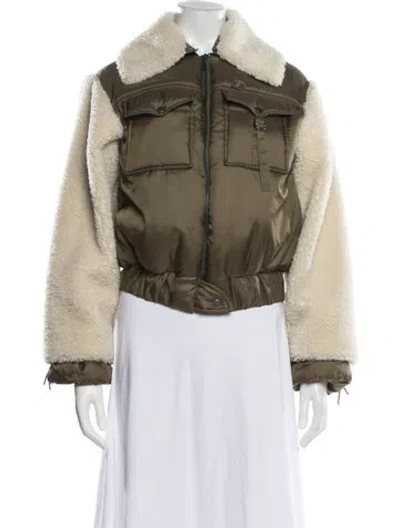 Pre-owned Sea New York Bomber Jacket In Gold