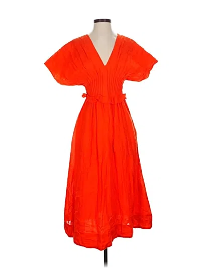 Pre-owned Sea New York Casual Dress In Orange