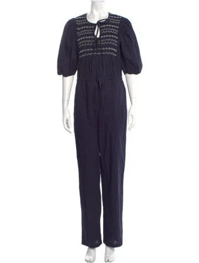 Pre-owned Sea New York Crew Neck Jumpsuit In Blue