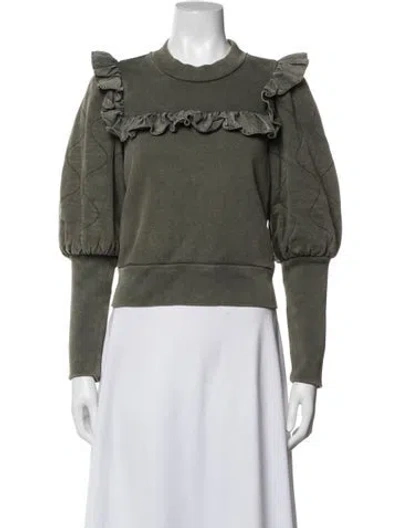 Pre-owned Sea New York Crew Neck Long Sleeve Sweatshirt In Grey