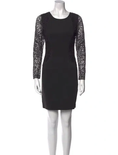 Pre-owned Sea New York Crew Neck Mini Dress In Blue