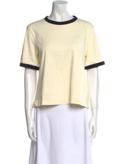 Pre-owned Sea New York Crew Neck Short Sleeve T-shirt In Neutral