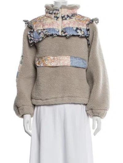 Pre-owned Sea New York Floral Print Jacket In Neutrals