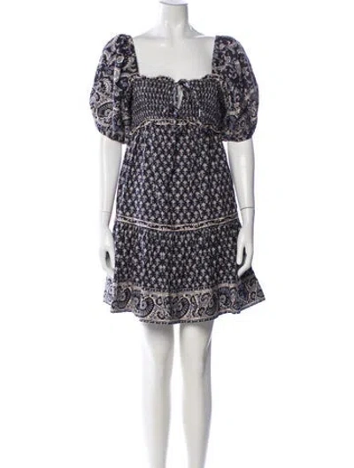 Pre-owned Sea New York Floral Print Mini Dress In Multi