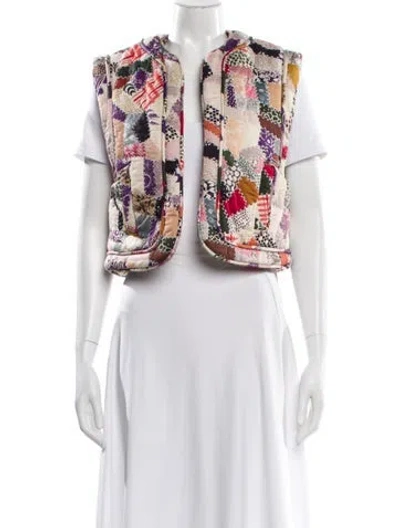 Pre-owned Sea New York Floral Print Vest In Multi