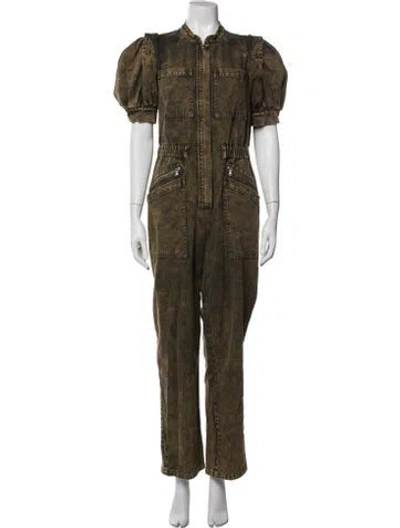 Pre-owned Sea New York Jumpsuit W/ Tags In Black/yellow