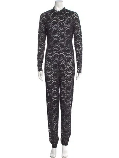 Pre-owned Sea New York Lace Pattern Crew Neck Jumpsuit In Multi