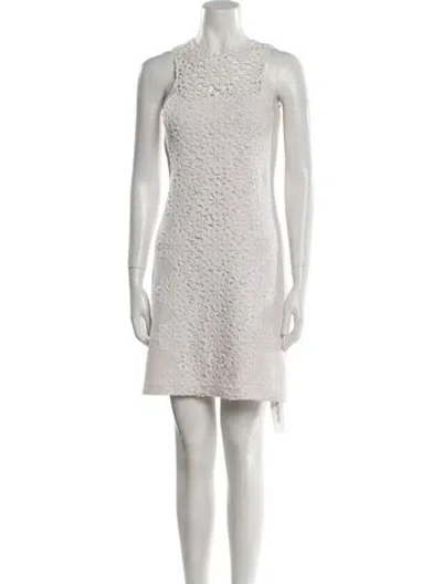 Pre-owned Sea New York Lace Pattern Mini Dress In Multi