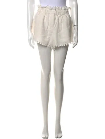 Pre-owned Sea New York Linen Mini Shorts In Black