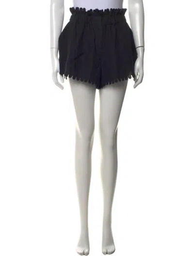 Pre-owned Sea New York Linen Mini Shorts In Black